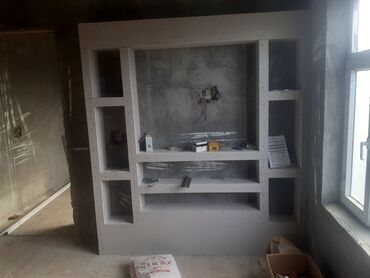 Tavan işləri: Gipsokarton asma tavan və işıqlandırma xidməti - İki səviyyəli — 22