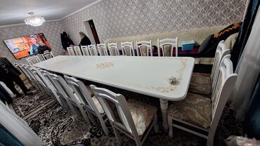 Столы и стулья для зала: Стол и стул для зала, Новый, цвет - Белый — 6