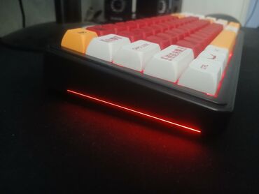 акустические системы genius: Клавиатура, Aula, Механикалык, Bluetooth, Зымдуу туташтыруу, Өлчөмү: 65%