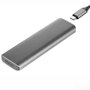 Hard diskovi, eksterni diskovi: USB-C eksterno kućište za M.2 NVMe SSD - Tip: Kućište/adaptor za M.2 — 1
