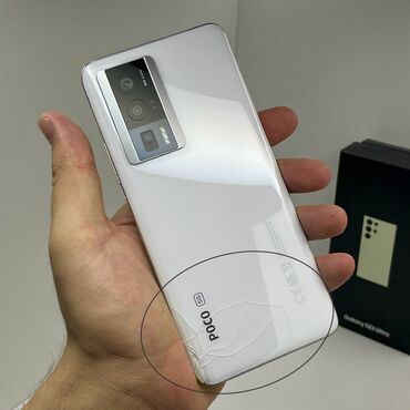 смартфоны поко: Poco F5 Pro, Б/у, 512 ГБ, цвет - Белый, 2 SIM