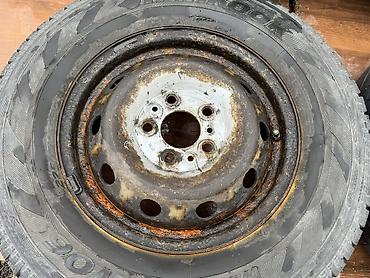 Колеса в сборе: Колеса в сборе 225 / 70 / R 15, Зима, Б/у, Комплект, Легкий коммерческий транспорт (C/LT), Железные, отверстий - 5 — 9