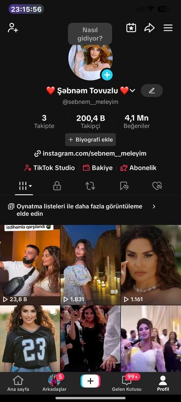 Tiktok Səhifəsi Satılır