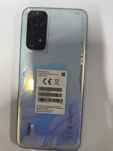 охлаждающая подставка для ноутбука бишкек: Redmi, Redmi Note 11, Колдонулган, 128 ГБ, түсү - Көгүлтүр, 2 SIM