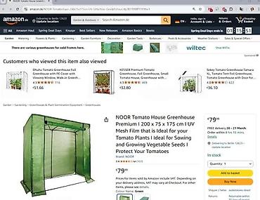 Ostala baštenska oprema: Plastenik za paradajz – Powertec Garden - Tip: Tomaten Gewächshaus — 1