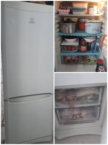ev soyducusu: Б/у Двухкамерный Indesit Холодильник цвет - Белый