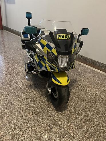 Игрушечный транспорт: Uşaq üçün elektrikli motosiklet – BMW R1200 RT Police stilində - — 1