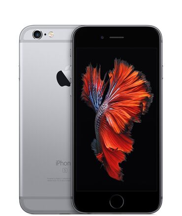 Apple iPhone: IPhone 6s, Б/у, 128 ГБ, Серебристый, Защитное стекло, 100 %