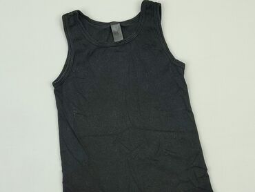 czarny podkoszulek z długim rękawem: A-shirt, C&A, 10 years, 134-140 cm, condition - Very good