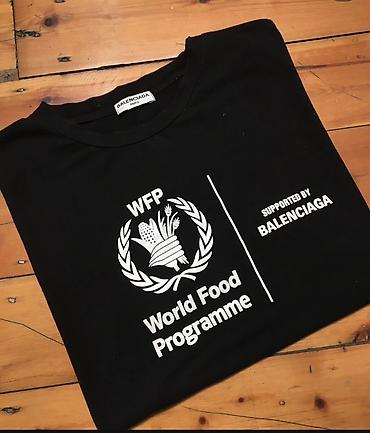 Футболки: Мужская футболка, L, Balenciaga, Новый, цвет - Синий — 4