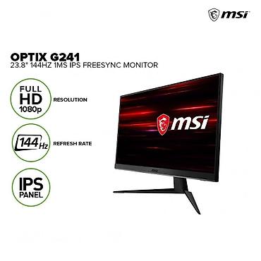 Monitorlar: MSI Optix G241 – 23.8" oyun monitoru - Ekran: 23.8 düym, IPS panel - — 1