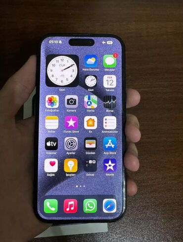 ayfon x8: IPhone 15 Pro, 128 GB, Mavi