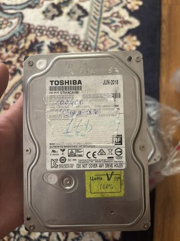жёсткий диск 1tb: Маалымат алып жүрүүчү, Toshiba, HDD, 1 ТБ, 3.5", ПК үчүн