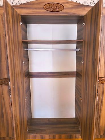 Mebel: Dörd qapılı yataq otağı dolabı - Material: ağac teksturalı — 4