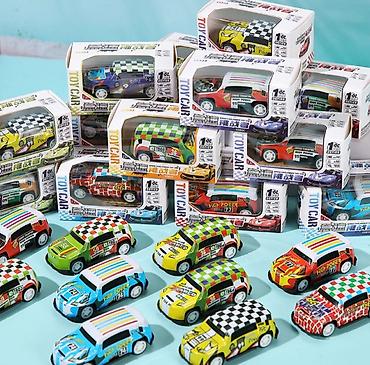 детские машынки: Набор игрушечных машинок Toy Car — яркие мини-авто в гоночном стиле — 1