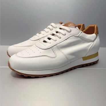 обувь белая: ANTICA CUOIERIA🇮🇹 кожаные мужские кеды из Италии, белые 40,41 размеры