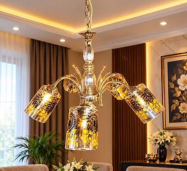 Çilçıraqlar: Çılçıraq, 5 lampa, Metal — 4