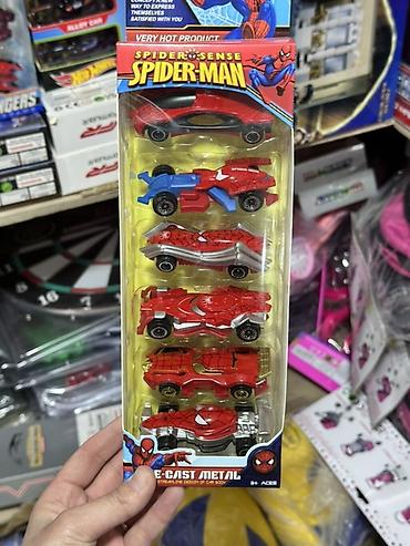 Автоунаалардын моделдери: Набор машинок Spider-Man (Spider Sense) — 6 штук - Тематика — 1