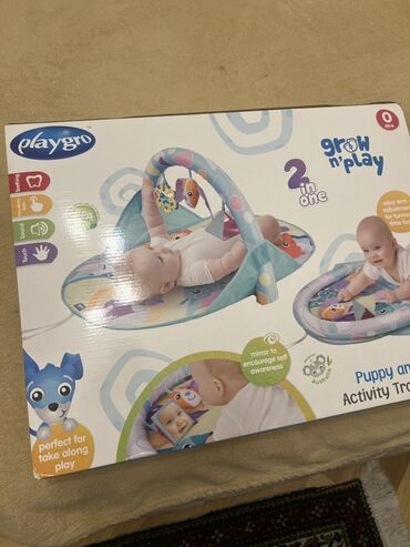 robot it: Playgro Grow n’ Play 2-in-1 “Puppy and Friends” Activity Travel Gym -
