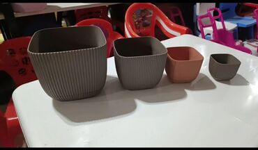 Bitkilər üçün dibçəklər: Dibcek dibcek qabi yuvarlaq rengli gul qabi yumru rengli Dibcek — 19