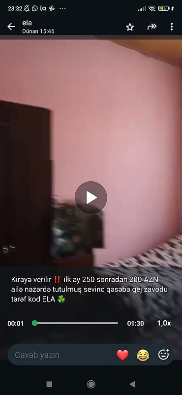 gence emlak ev: Kirayə mənzil – Azərtifaq, 5/4 mərtəbə, 3 otaqlı Qiymət: 400 AZN — 4