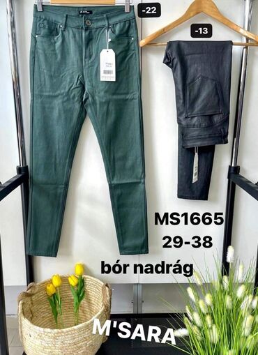 Pantalone: Hit pantalone od eko koze za vitkiji i puniji stas po super ceni - — 5