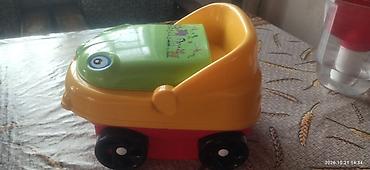 hamam dizaynlari: Uşaq üçün taşımalı nəhəng təkərli nəcislik (potty) – maşın formasında — 2