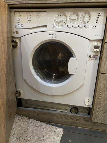 Paltaryuyan maşınlar: Paltaryuyan maşın Hotpoint Ariston, 7 kq, İşlənmiş, Avtomat, Qurutmasız, Kredit yoxdur, Ünvandan götürmə