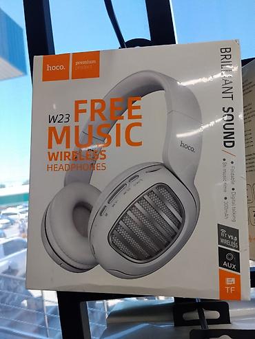 apple studio: Наушники Hoco W23 Free Music - Тип: беспроводные накладные наушники - — 1