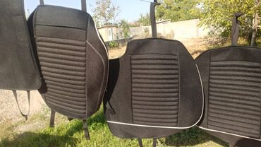 бу чехол на авто: Чехлы Тканевые, цвет - Черный, Universal Seat cover