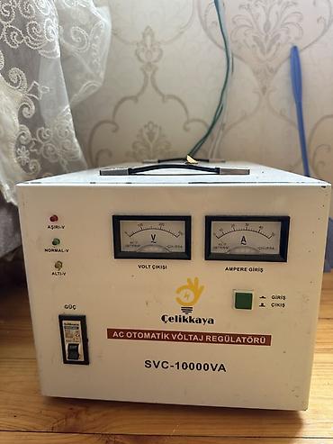 ev boyası: Çelikkaya AC Avtomatik Voltaj Regulyatoru – SVC-10000VA - Güc: 10 kVA — 1