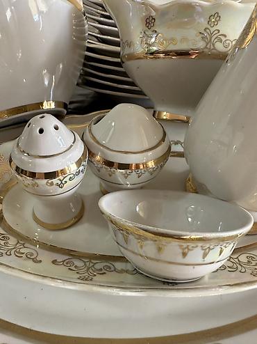 Наборы посуды: Богато и изысканно! Перламутр с позолотой! 😍 Новый столовый сервиз на — 1