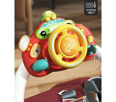 Игрушки: Музыкальный интерактивный детский руль - современная игрушка