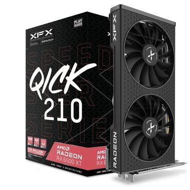 Sərt disklər (HDD): Videokart XFX Radeon RX 6500 XT, 4 GB