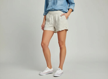 krótkie spodenki do grubych rajstop: H&M, Shorts for women, size S