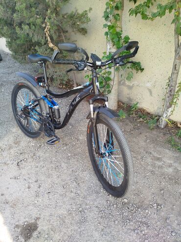 1 yaşdan yuxarı uşaqlar üçün velosipedlər: İşlənmiş Dağ velosipedi Anmier, 26", sürətlərin sayı: 12, Ünvandan götürmə
