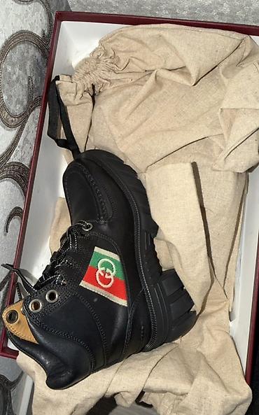 Ботинки, 35.5, 36, 36.5, Gucci, Новый, цвет - Черный, Платная доставка at lalafo.kg Ботинки, 35.5, 36, 36.5, Gucci, Новый, цвет - Черный, Платная доставка