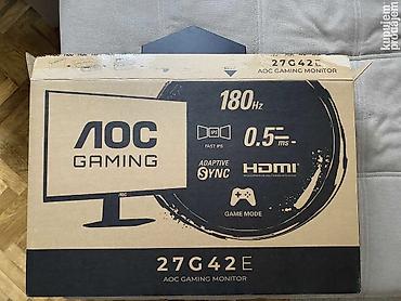 samsung tv zakrivljeni ekran cena: Prodajem Gaming AOC Monitor 27ich. Monitor kupljen pre nekoliko — 5