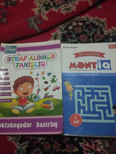 Digər məktəb dərslikləri: Məktəbəqədər hazırlıq üçün müxtəlif kitablar. Uşaqların əqli inkişafı