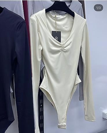 Нижнее белье: Боди, Made in KG, Глубокое декольте, Трикотаж, M — 3