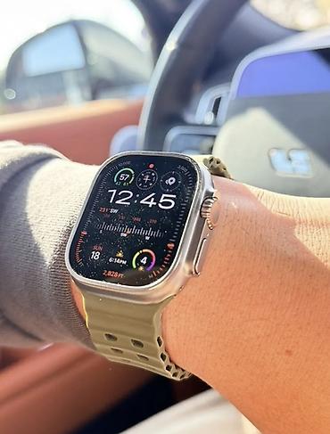 18 iphone: Apple watch Ultra 2 Состояние аккумулятора 93% Память 64 гб Цвет — 2