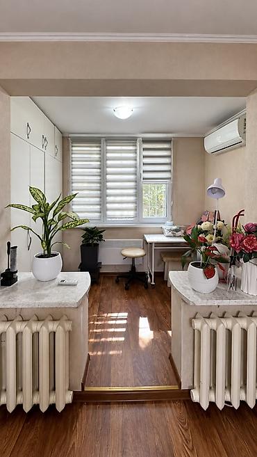 сдам квартира ош: 2 комнаты, 43 м², 5 мкр 104 серия, 1 этаж, Евроремонт — 10
