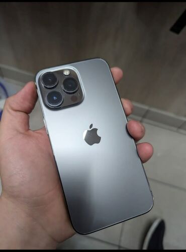 Apple iPhone: IPhone 13 Pro, Б/у, 128 ГБ, Natural Titanium, Кабель, 93 %