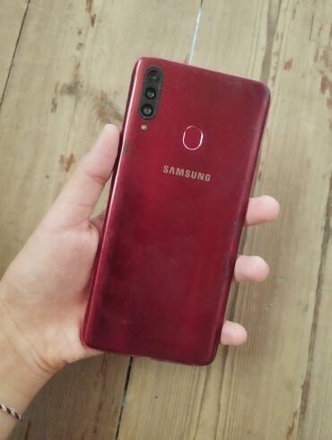Redmi: Samsung Galaxy A20s, 32 GB, rəng - Qırmızı, Barmaq izi