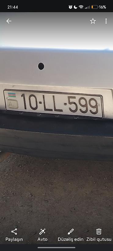 greyder azerbaijan: Avtonomer: 10-LL-599 - Nömrə formatı: 10-LL-599 (AZ) - Rəng: ağ fon — 1