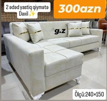 Masa və oturacaq dəstləri: Künc divan