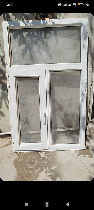 PVC pəncərə və qapı dəsti - Material: ağ rəngli PVC profil, ikiqat