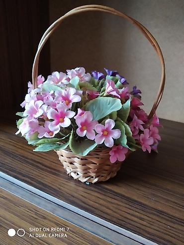Искусственные цветы: Цветы в корзине Голландия — 2