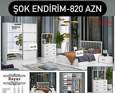 mebel termo: İkinəfərlik çarpayı, Dolab, Termo, 2 tumba, Azərbaycan, Yeni — 5