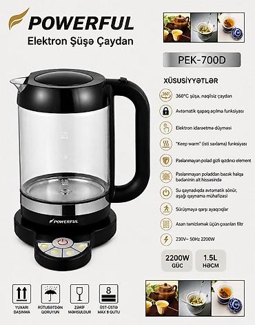 Elektrik şüşə çaydan Elektrik şüşə çaynik Məhsul haqqında informasiya